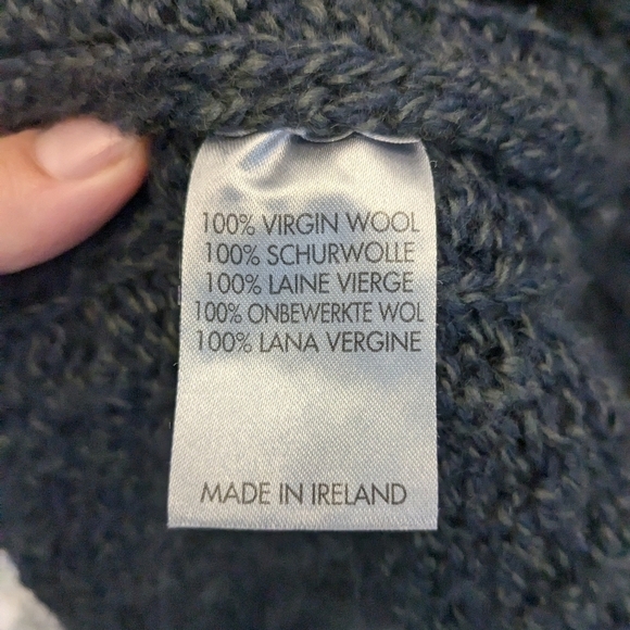 Ireland's Eye Aran Pattern Waterfall Cardigan - Picture 6 of 6